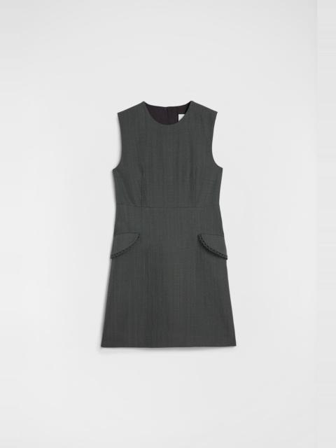 Jil Sander Silk Blend Mini Dress