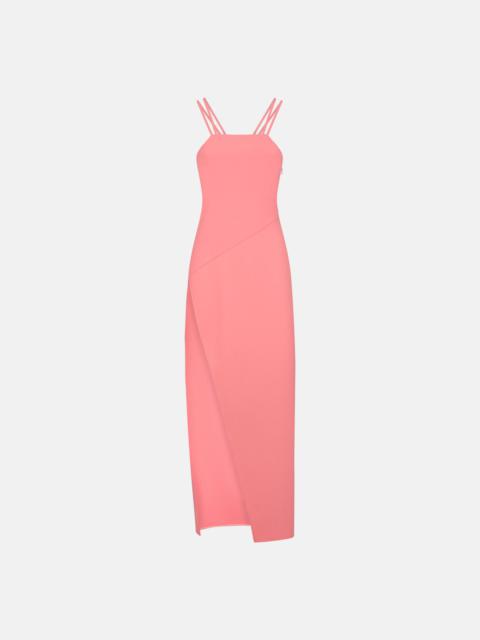 THE ATTICO ''FUJIKO'' SALMON MIDI DRESS