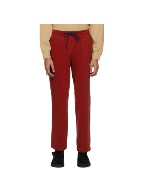 Red Off Court Track Pants