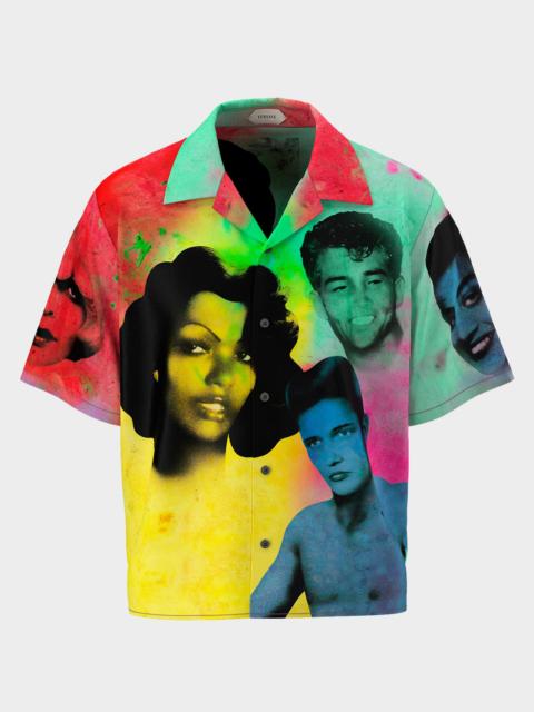 VERSACE JEANS COUTURE Men & apos;s The Party Printed Silk Twill Shirt