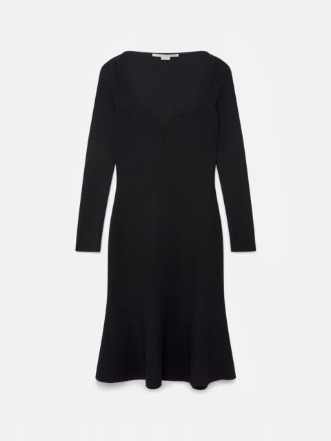 Stella McCartney Compact Knit Midi Dress