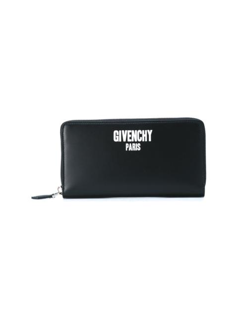 Givenchy logo print wallet