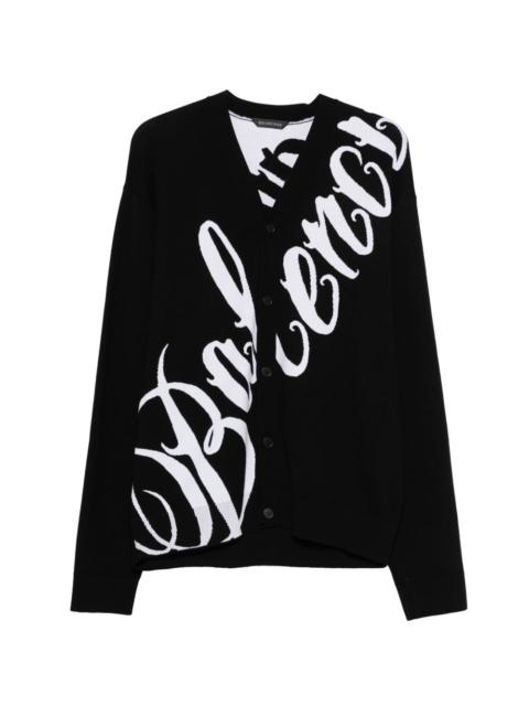 BALENCIAGA buttoned V-neck cardigan