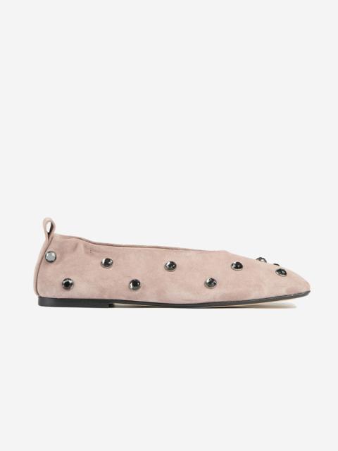 SLOWEAR Suede ballet pumps