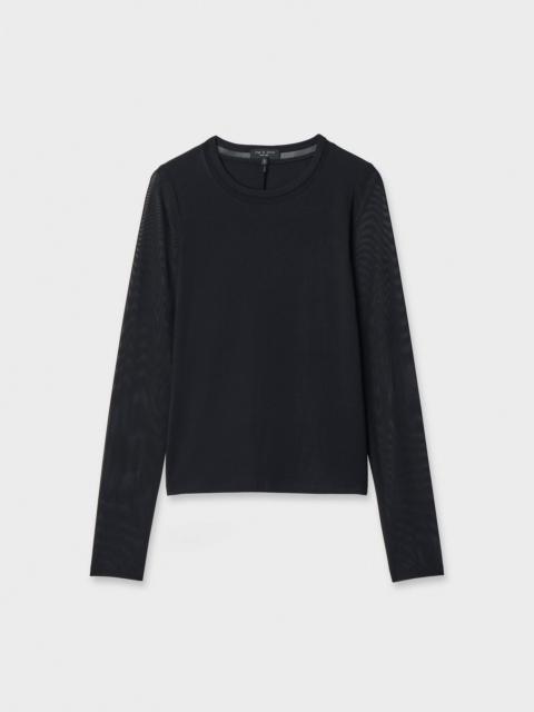 rag & bone Luca Shadow Long-Sleeve Top