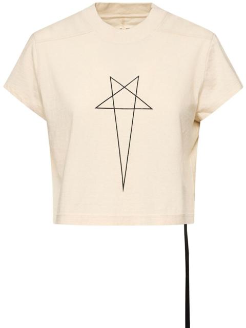 Rick Owens DRKSHDW Level T cropped cotton t-shirt