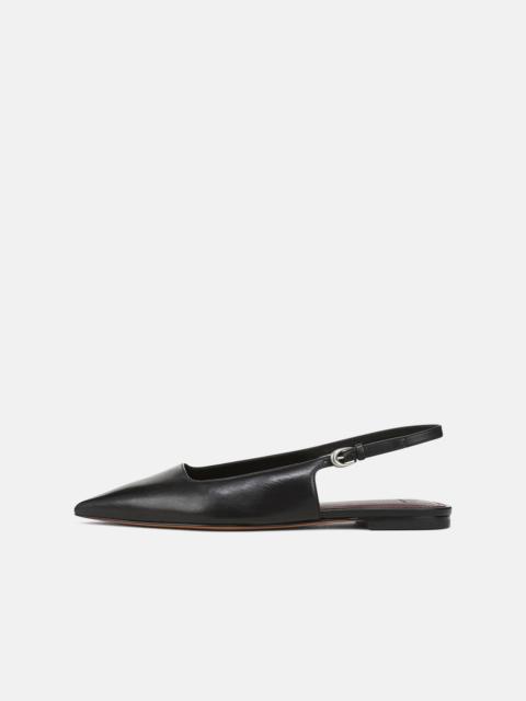 Vince Gracy Leather Slingback Flat