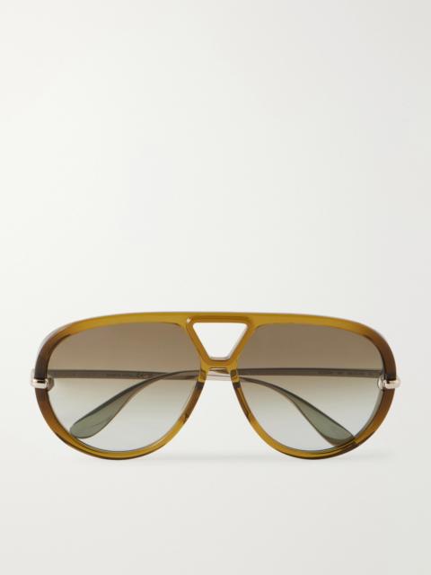 Bottega Veneta Aviator-style Acetate Sunglasses