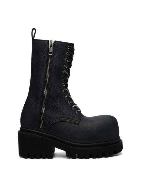 BALENCIAGA Black Stomper Boots