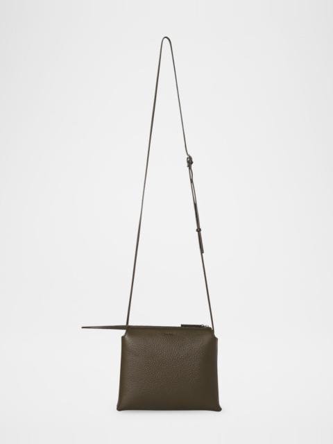 The Row Mini Nu Twin Crossbody Bag in Deer Leather