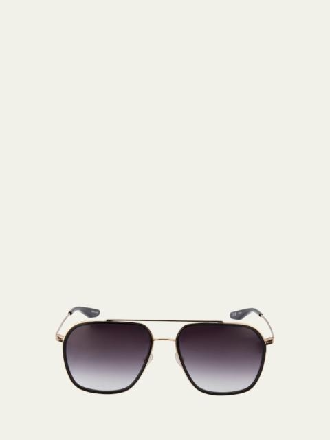 BARTON PERREIRA Rizzo Titanium Navigator Sunglasses
