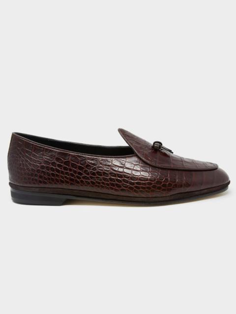 RUBINACCI Todd Snyder x Rubinacci Croc Marphy Loafer