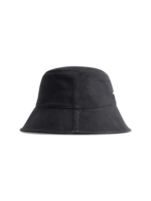 logo-embroidered bucket hat