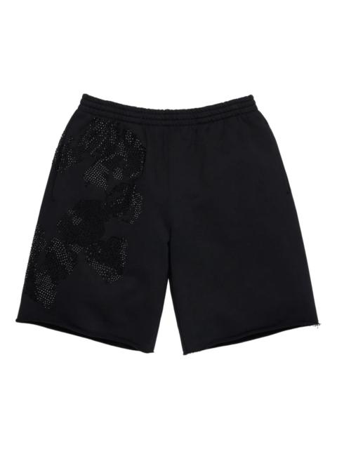 DENIM TEARS Denim Tears Biggie Rhinestone Cotton Wreath Sweatshort 'Black' SS26BRS14552458