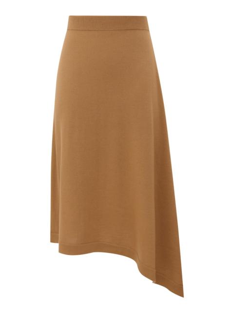 Zimmermann CLASH MERINO DRAPED SKIRT