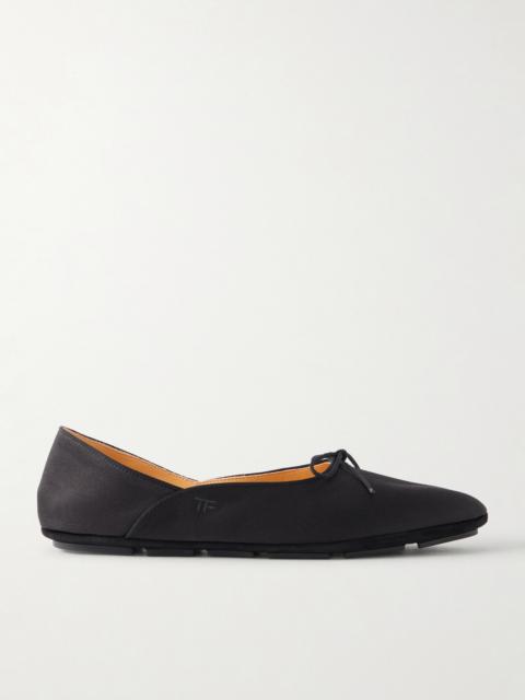 TOM FORD Satin Ballet Flats