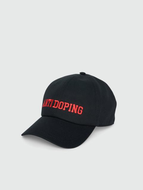 MSGM Black baseball cap with MSGM embroidery