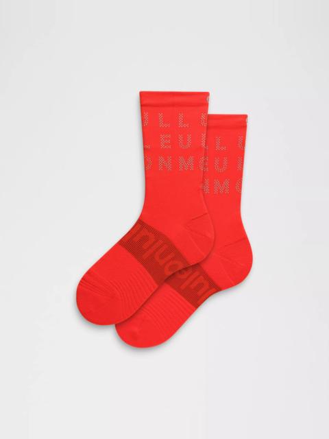 lululemon Unisex Power Stride Crew Socks *Reflective