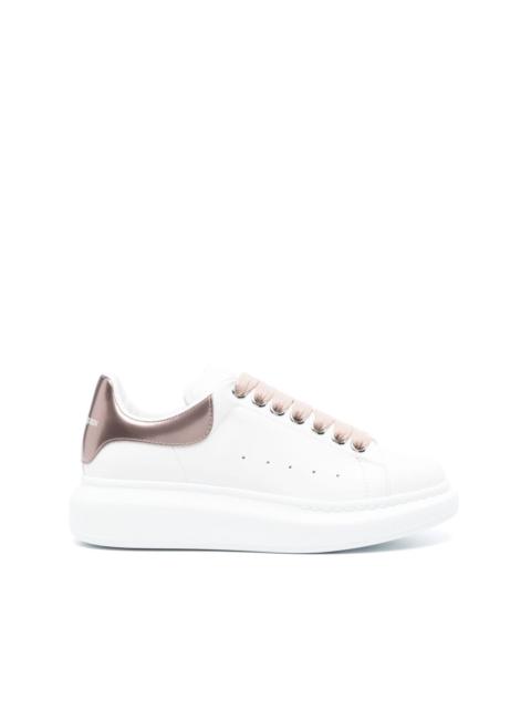 low-top leather sneakers