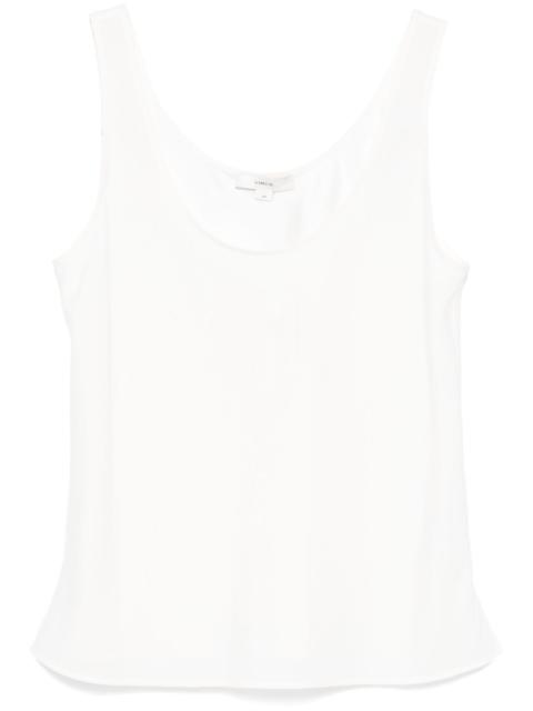 Vince charmeuse tank top