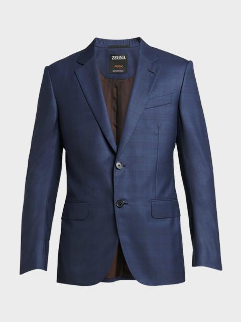 ZEGNA Men's Centoventimila Tonal Plaid Wool Suit