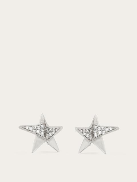 FERRAGAMO Star earrings with crystals