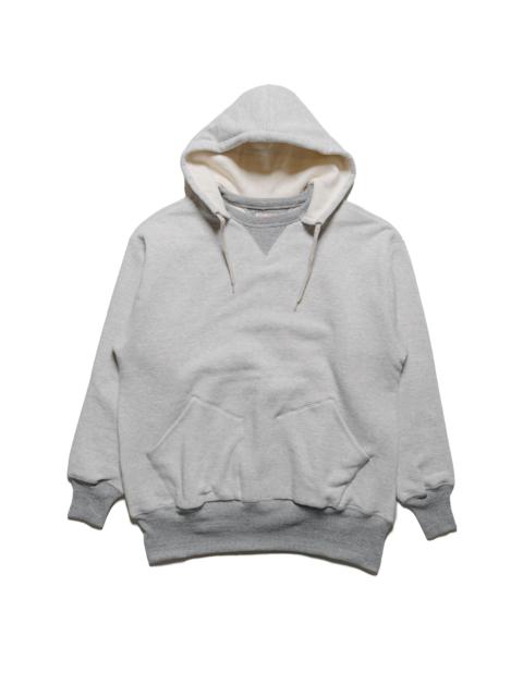 The Real McCoys MC23116 Double-Face Hooded Sweatshirt Grey