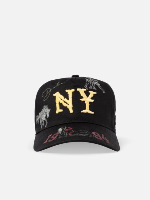 DUKE + DEXTER Hand-Painted NY Black Cap
