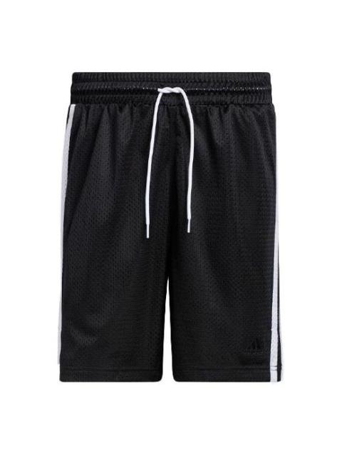 adidas adidas Side Stripe Printing Loose Shorts Black GK8382