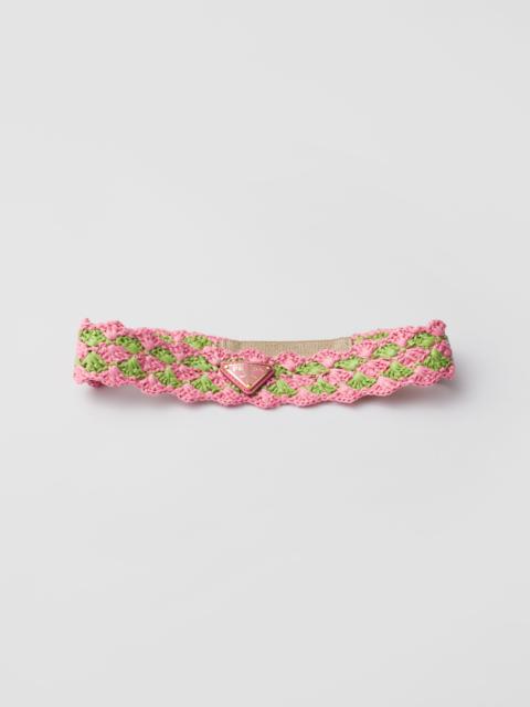 Prada Crochet headband