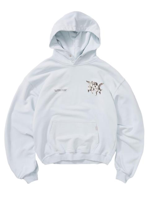 REPRESENT Men's Legacy Cherubs Graphic Cotton Hoodie - Cloud