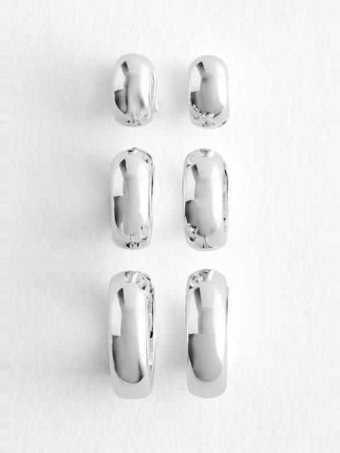 & Other Stories Chunky Hoop Set