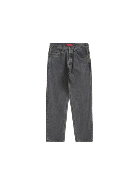Supreme Supreme Washed Regular Jean Black
