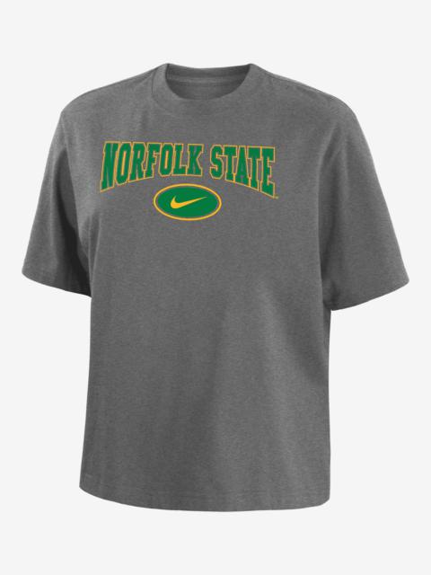 Norfolk State Women's Nike College Boxy T-Shirt