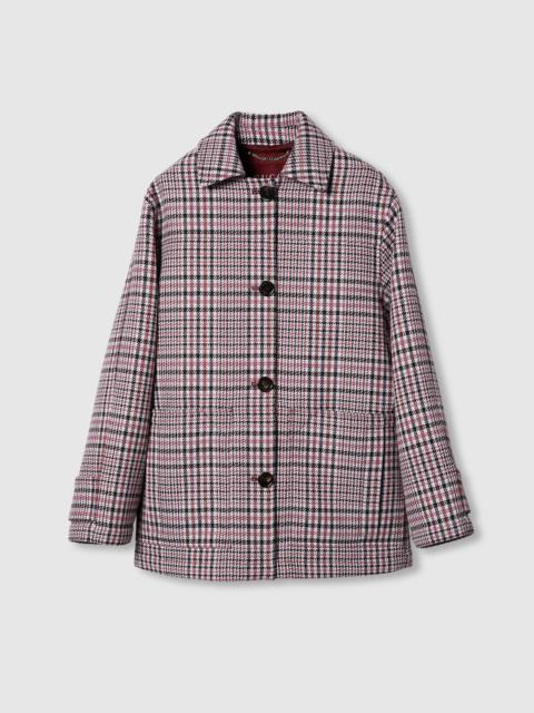 GUCCI Check wool crêpe jacket