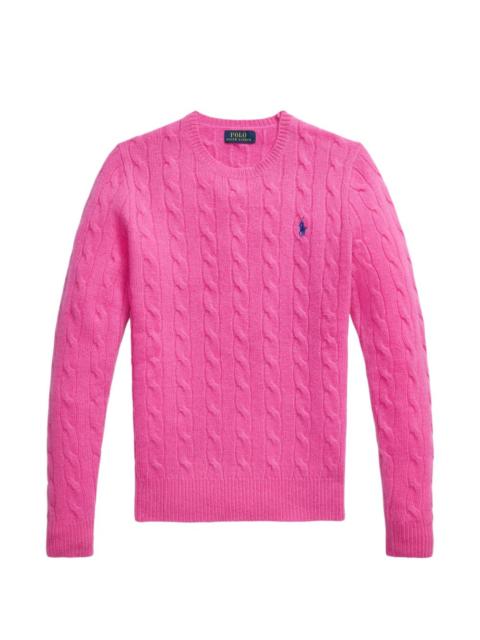 Polo Ralph Lauren cable-knit crew-neck sweater