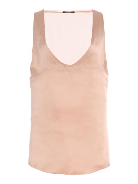Silk-Crepe Top pink