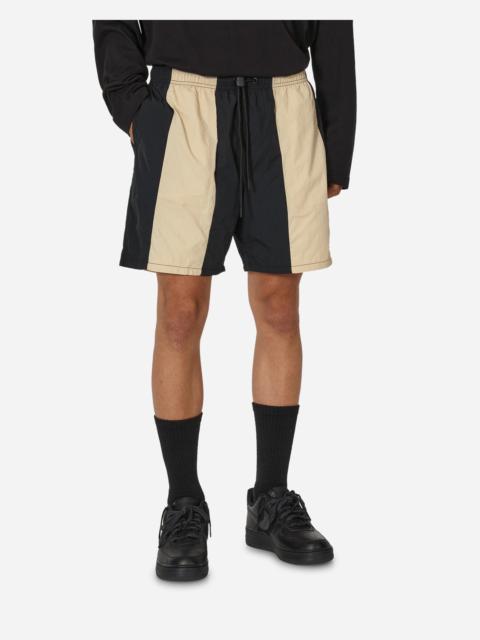 Tech Pack Woven Shorts Stripe Black / Sanddrift