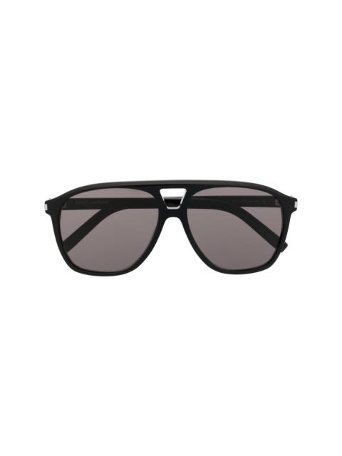 SAINT LAURENT Dune oversize-frame sunglasses