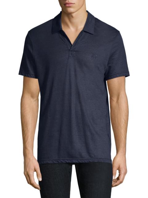 Vilebrequin Pyramid Slub Linen-Jersey Polo Shirt