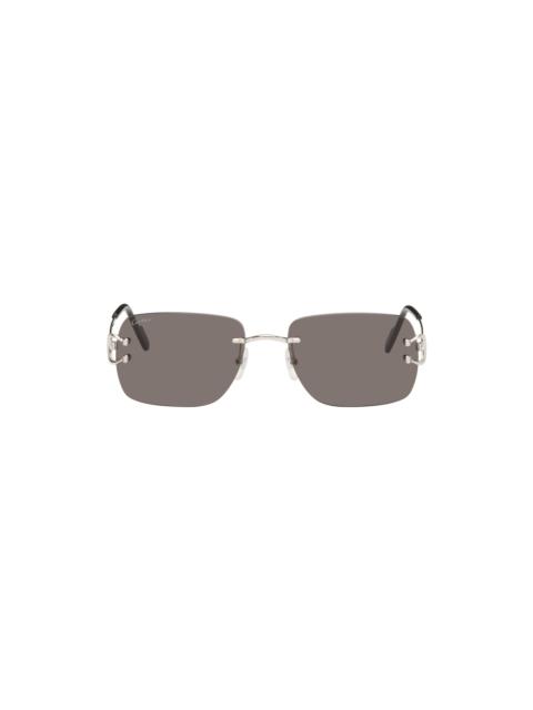 Cartier Silver Square Sunglasses