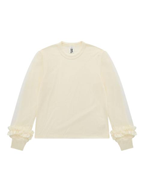Noir Kei Ninomiya ruffled-sleeve sweatshirt
