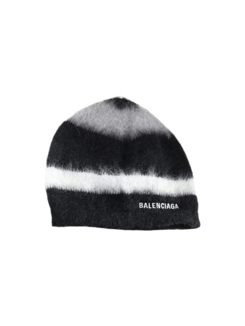 BALENCIAGA Stripes Beanie "Black / White / Grey" A009HP 4H2B7 1581