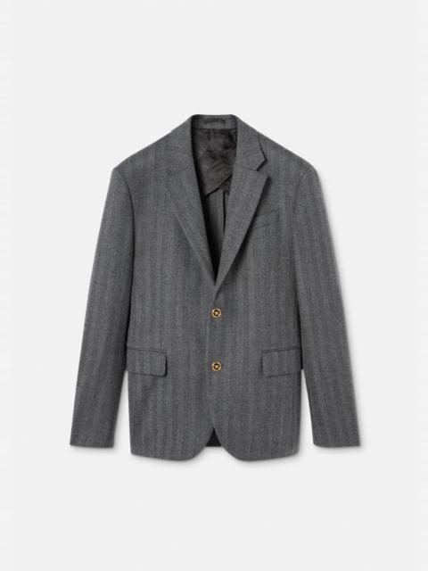 VERSACE Medusa Cashmere Blazer