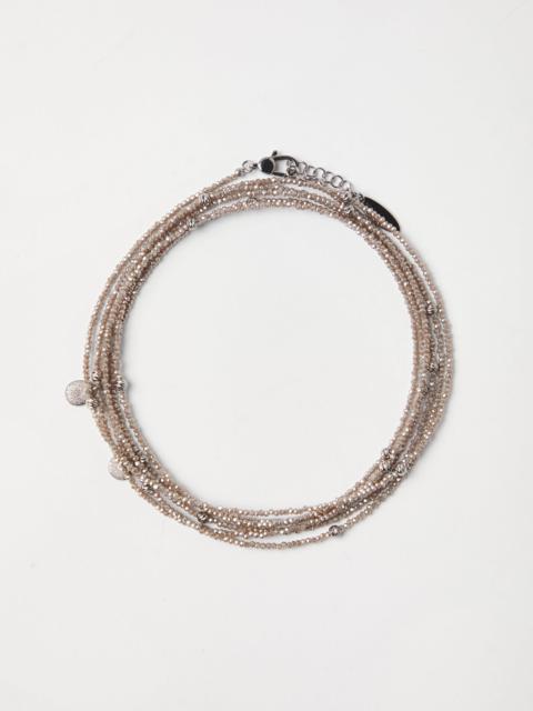 Brunello Cucinelli Vetro and Sterling Silver bracelet