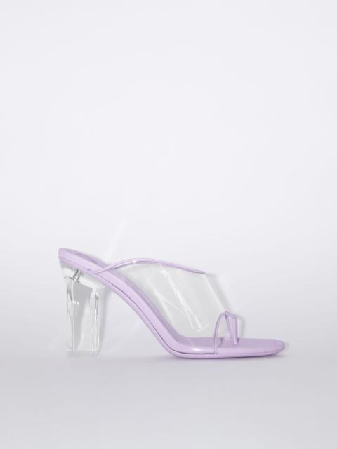 Acne Studios Heel sandal - Light purple