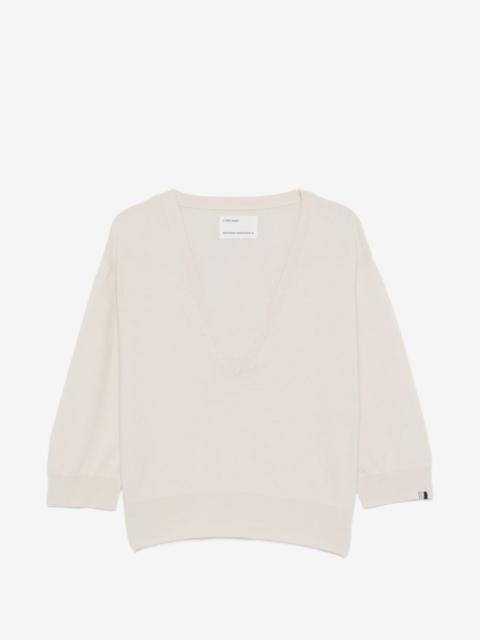 extreme cashmere Pearl V-neck sweater