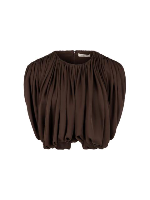 HEIRLOME Renata Silk Top brown