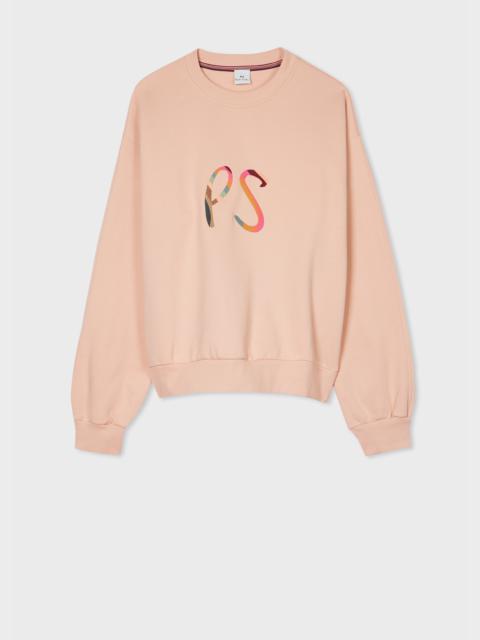 Paul Smith Women's Pale Camel 'Swirl' Logo Sweatshirt