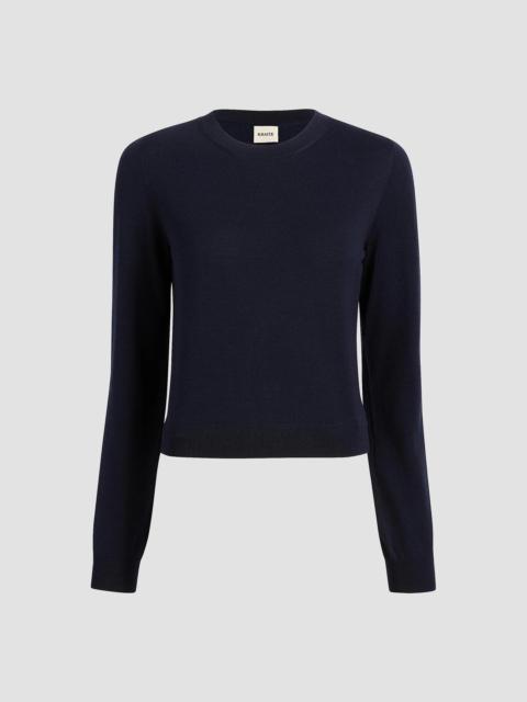 KHAITE Women's Leta Cashmere Sweater - Midnight Navy